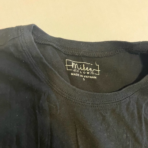 MIKEN Flow Black & Gray crop tops S (set of 2) - Picture 6 of 6